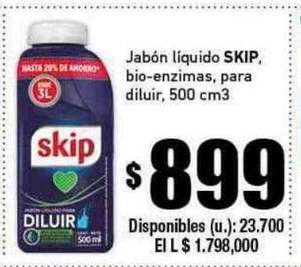 Cooperativa Obrera Jabón líquido skip oferta