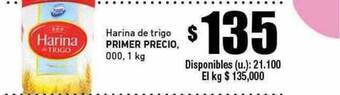 Cooperativa Obrera Harina de trigo primer precio oferta