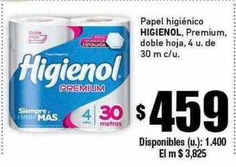 Cooperativa Obrera Papel higiénico higienol oferta