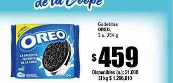 Cooperativa Obrera Galletítas oreo oferta