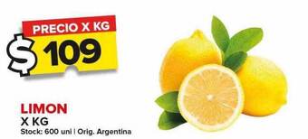 Carrefour Maxi Limon oferta