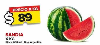 Carrefour Maxi Sandia oferta