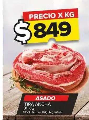 Carrefour Maxi Asado tira ancha oferta