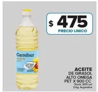 Carrefour Maxi Aceite de girasol alto omega pet oferta