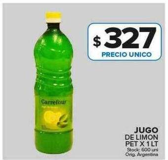 Carrefour Maxi Jugo de limon oferta