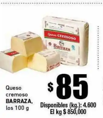 Cooperativa Obrera Queso cremoso barraza oferta