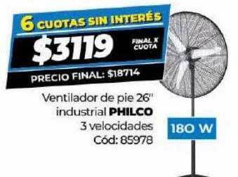 Diarco Ventilador de pie 26 oferta