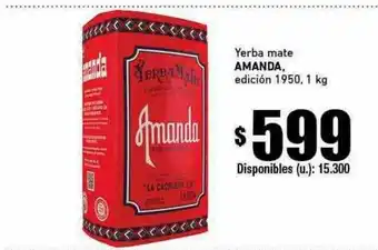 Cooperativa Obrera Yerba mate amanda oferta