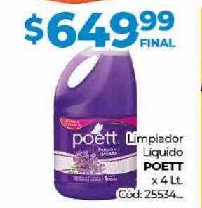 Diarco Limpiador líquido poett oferta