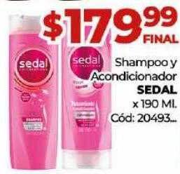 Diarco Shampoo y acondicionador sedal oferta