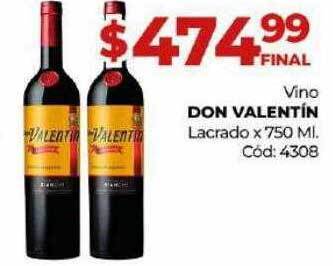 Diarco Vino don valentin lacrado oferta