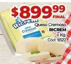 Diarco Queso cremoso ricrem oferta