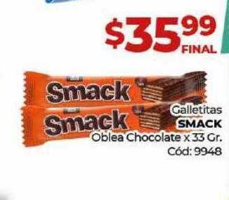 Diarco Galletitas smack oblea chocolate oferta