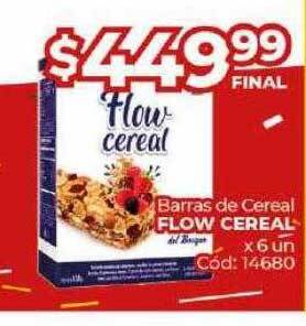 Diarco Barras de cereal flow cereal oferta