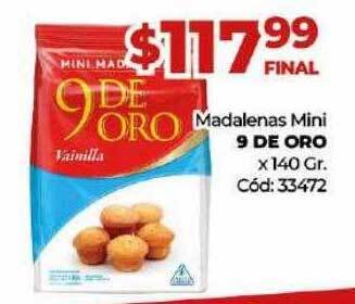 Diarco Madalenas mini 9 de oro oferta
