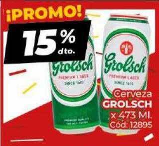 Diarco Cerveza grolsch oferta