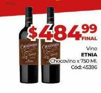 Diarco Vino etnia chocovino oferta