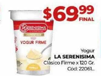 Diarco Yogur la serenisima clásico firme oferta