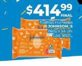Diarco Toallitas húmedas johnson's baby oferta