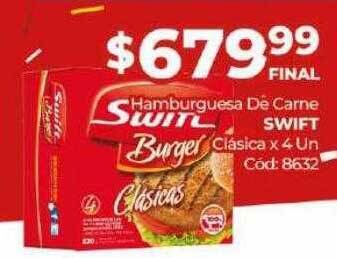 Diarco Hamburguesa de carne swift oferta