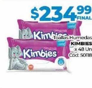 Diarco Toallas humedas kimbies oferta