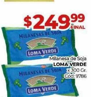 Diarco Milanesa de soja loma verde oferta