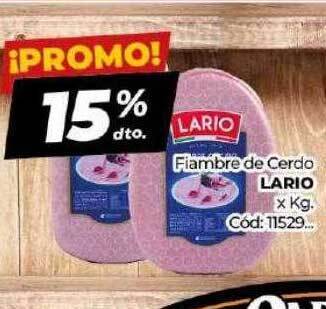 Diarco Fiambre de cerdo lario oferta