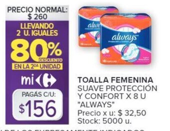 Carrefour Toalla Femenina oferta