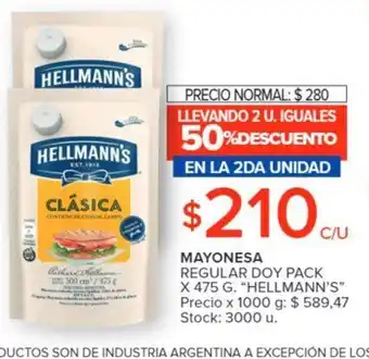 Carrefour Mayonesa Hellmann's oferta