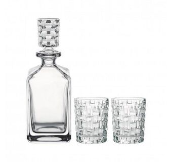 Vinoteca Ligier Nachtmann bossa nova botellon con vasos de whisky set 3 oferta