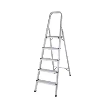 Pinturerías Rex Escalera de aluminio 5 escalones plegable tijera oferta