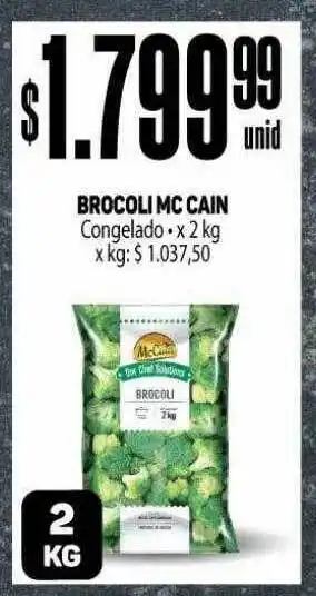 Makro Brocoli mc cain congelado oferta