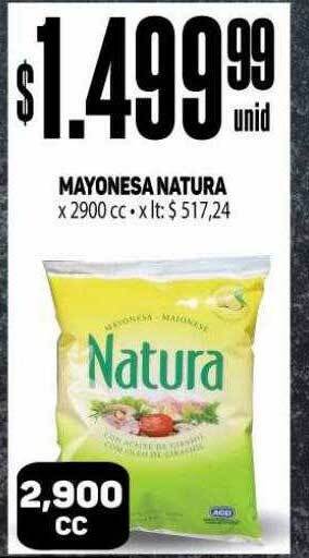 Makro Mayonesa natura oferta