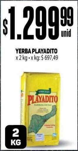 Makro Yerba playadito oferta