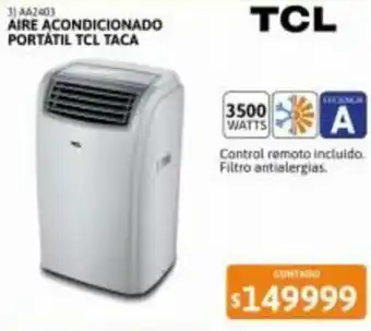 Cetrogar Aire Acondicionado Portatil Tlc Taca oferta