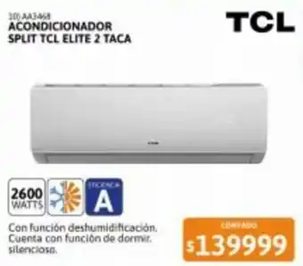 Cetrogar Acondicionador Split Tlc Elite 2 Taca oferta