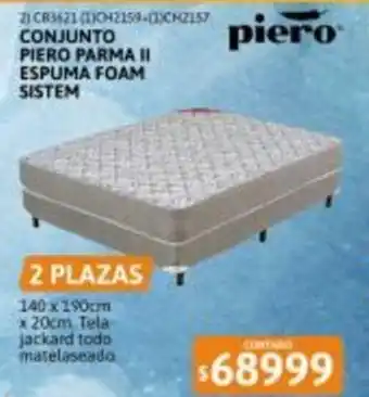 Cetrogar Conjunto Piero Parma Espuma Foam Sistem oferta