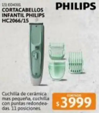 Cetrogar Cortacabellos Infantil Philips HC2066/15 oferta