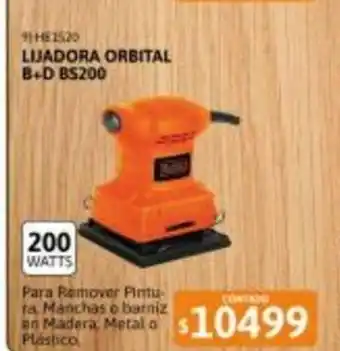 Cetrogar Lijadora Orbital B+D BS200 oferta