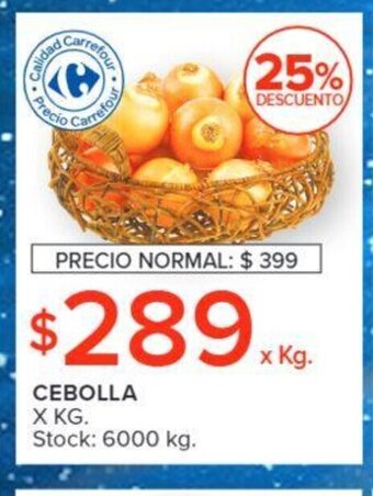 Carrefour Cebolla oferta