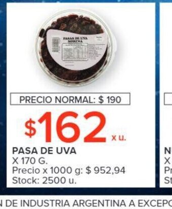 Carrefour Pasa de Uva oferta