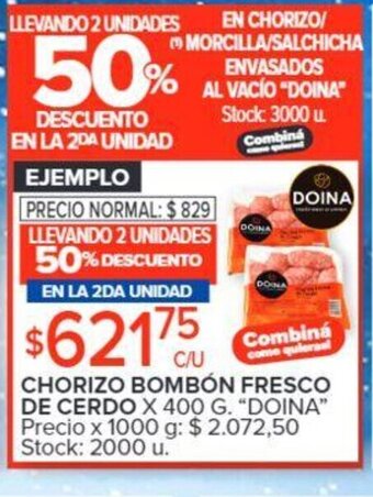 Carrefour Chorizo Bombon Fresco de Cerdo oferta