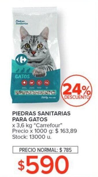 Carrefour Piedras Sanitarias Para Gatos oferta