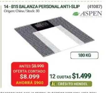 Hendel B15 Balanza Personal Anti-Slip oferta