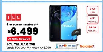 Changomas Celulares tcl oferta