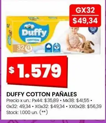 Changomas Pañales duffy oferta