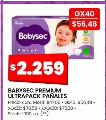 Changomas Pañales babysec oferta