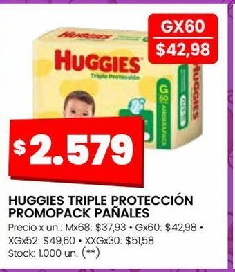 Changomas Pañales huggies oferta