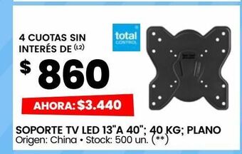 Changomas Soporte tv led oferta