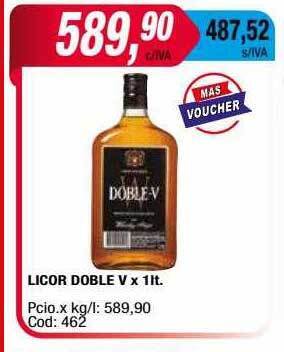 Maxiconsumo Licor doble v x 1lt. oferta